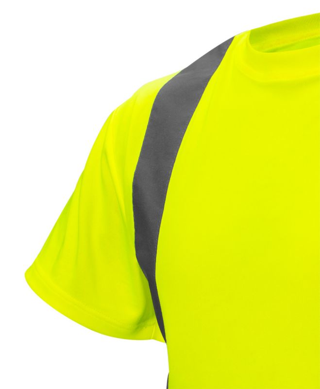NEO TOOLS advarselarbejds-T-shirt med intens synlighed S gul 1 stk.