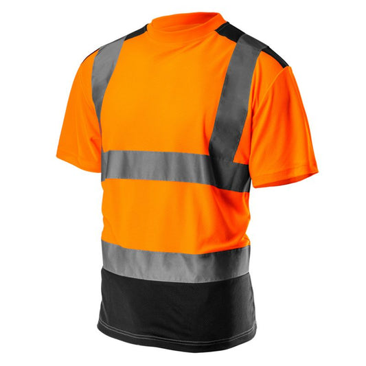 NEO TOOLS advarselarbejdst-shirt med høj synlighed XL orange 1 stk.