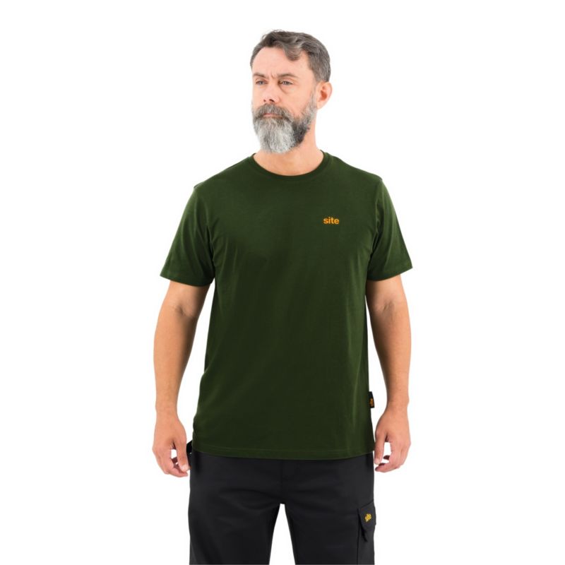 Site Yarnold t-shirt grøn M