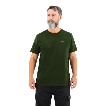 Site Yarnold t-shirt i grøn XXL
