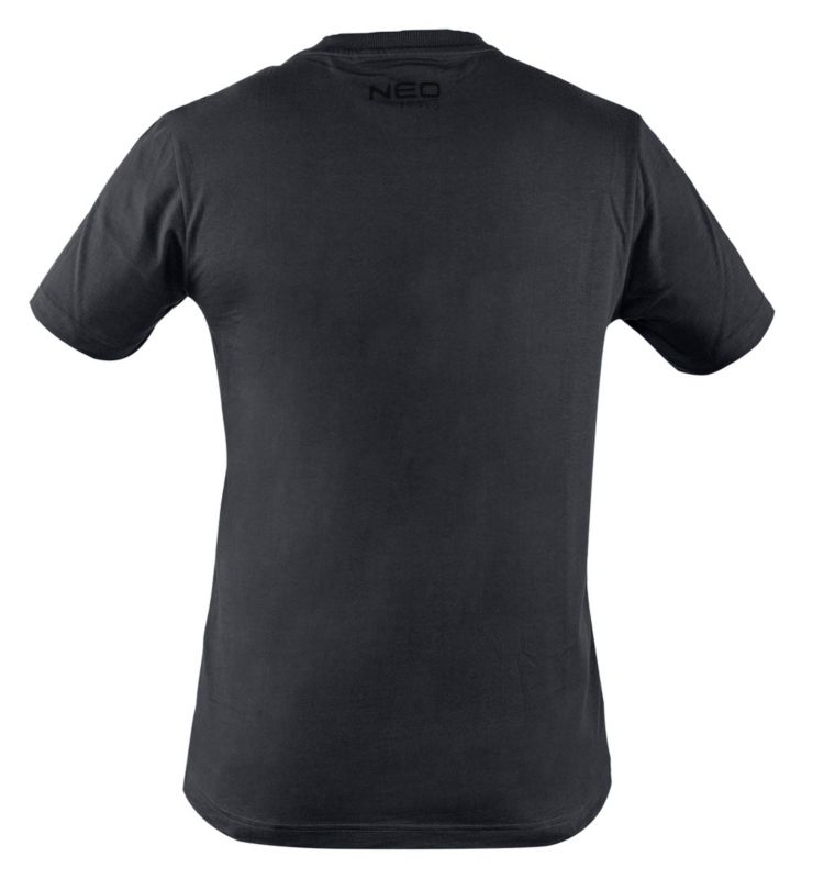 NEO TOOLS Feel the Bit t-shirt med tryk, grå, str. M, 1 stk.