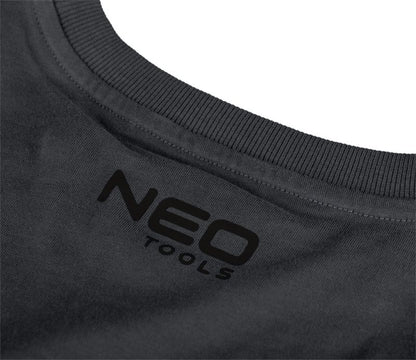 NEO TOOLS Feel the Bit XXL trykt t-shirt grå 1 stk.