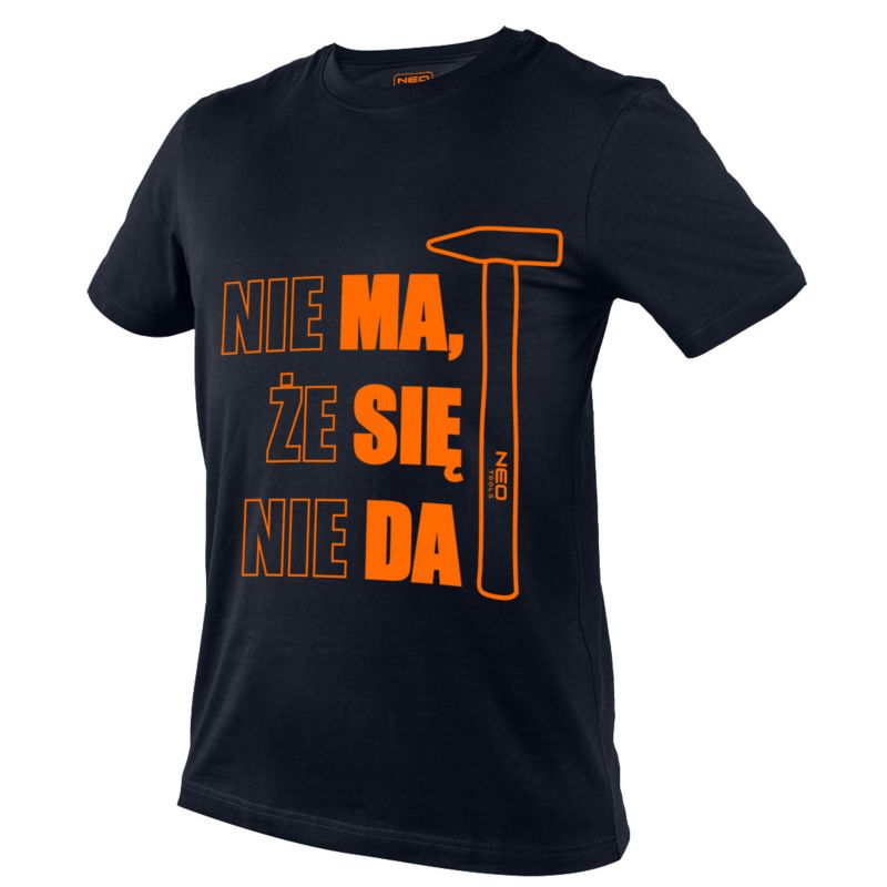 NEO TOOLS Ma się Da tryk med print XXXL sort 1 stk.