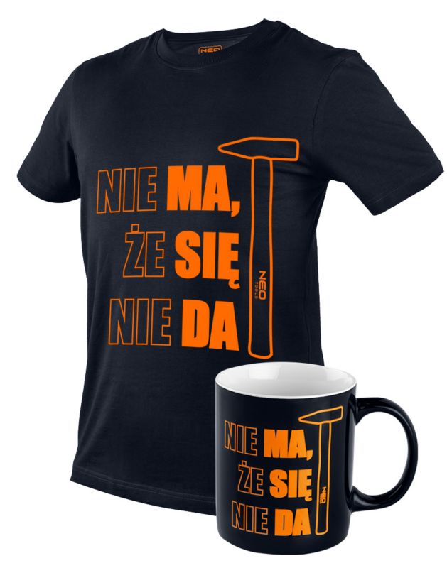NEO TOOLS Ma się Da tryk med print XXXL sort 1 stk.