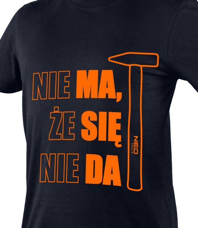 NEO TOOLS Ma się Da tryk med print XXXL sort 1 stk.