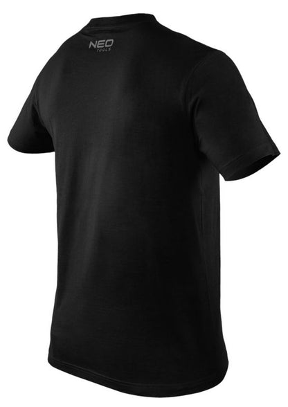 NEO TOOLS Moto Expert L t-shirt med tryk, sort, 1 stk.