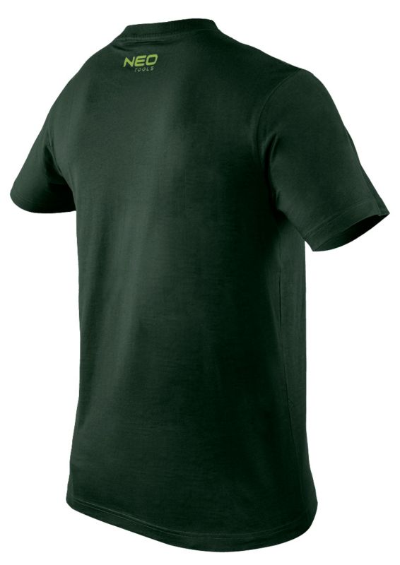 NEO TOOLS NEOlution t-shirt med tryk XXL mørkegrøn 1 stk.
