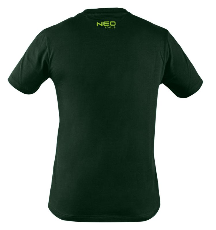 NEO TOOLS NEOlution t-shirt med tryk XXL mørkegrøn 1 stk.