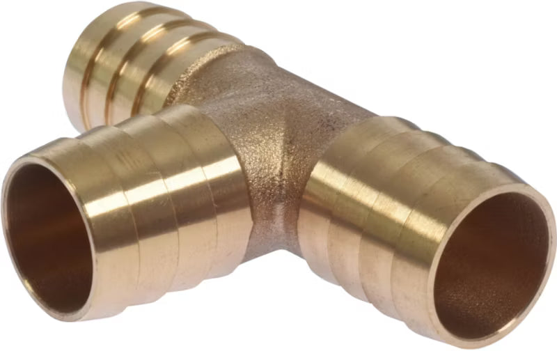 T-Styk til Haveslange 3/4" - 19 mm Messing