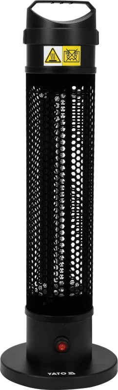 Tårnvarmelampe 800W Bærbar Sort
