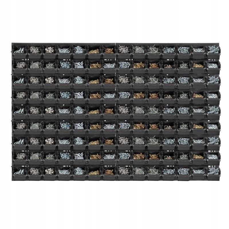 KADAX værktøjstavle 116 x 78 cm til garage med 140 bakker