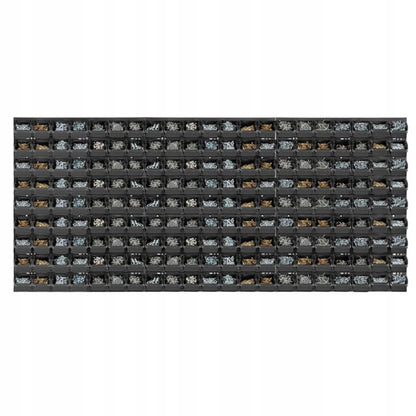 KADAX værktøjstavle 174 x 78 cm med 189 bakker og 189 rum
