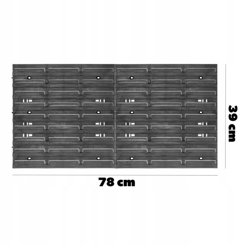 Kadax værktøjstavle 78 x 39 cm til garage og værksted