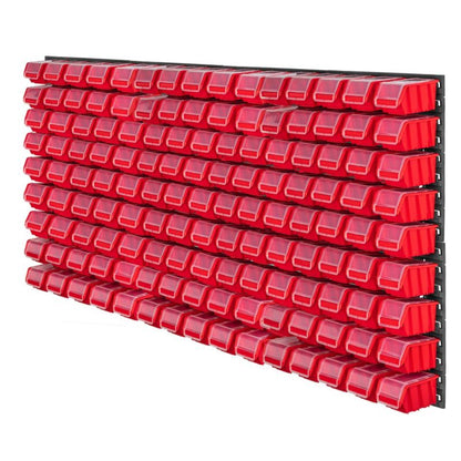 KADAX værktøjstavle 156 x 78 cm med 135 dele – værksted, garage, bakker