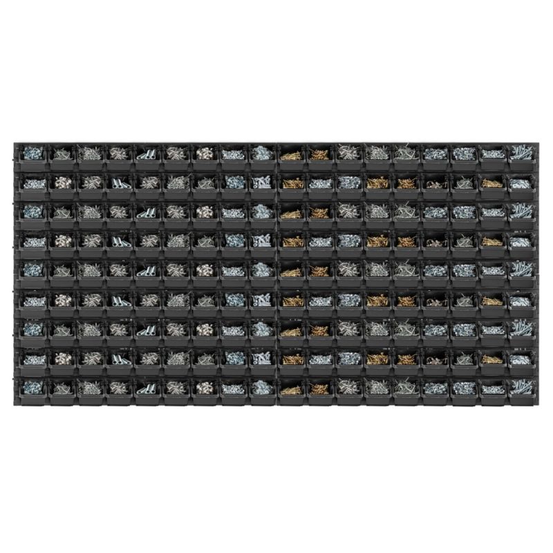 KADAX værktøjstavle væg 156x78 cm med 162 dele til værksted og garage