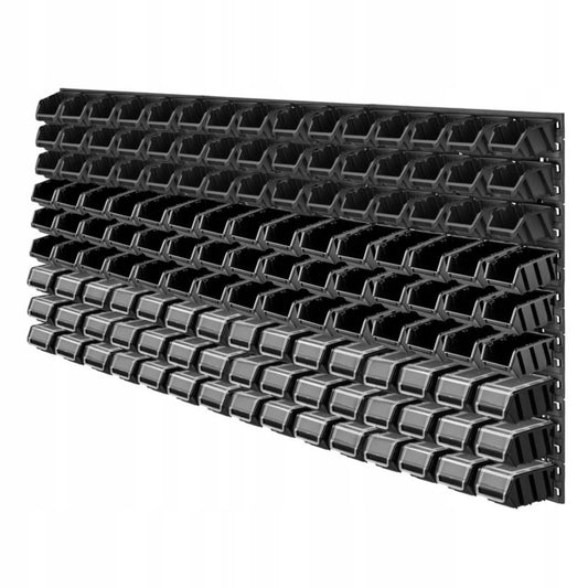 KADAX værktøjstavle 174x78 cm med 135 garage- og værkstedsbakker