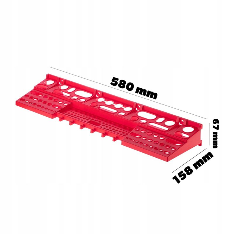 KADAX værkstedsplade væg 232 x 78 cm med 176 dele
