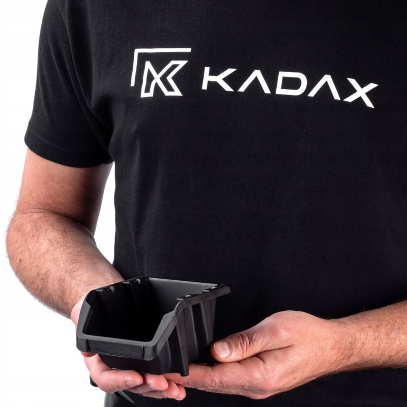 KADAX værkstedsplade reol 116x39 cm med 50 bakker