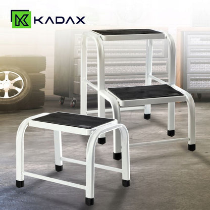 KADAX metaltrappestol robust platform med bæreevne på 150 kg