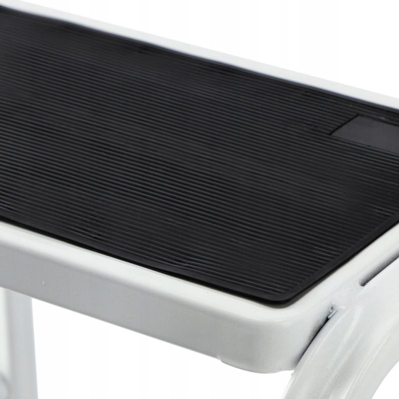 KADAX solid metal arbejdsplatform med trin - robust stige med bæreevne på 150 kg