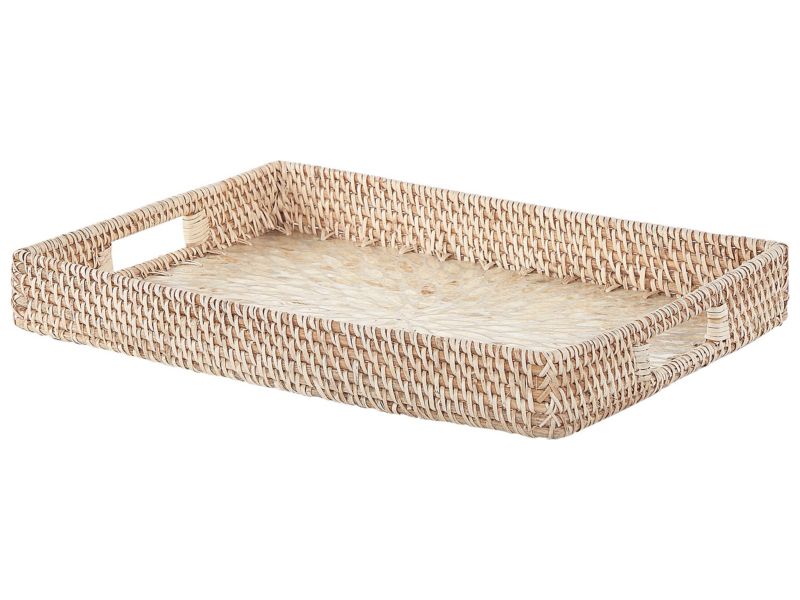 Ndebele malet bakke i naturlig finish, 1 sæt