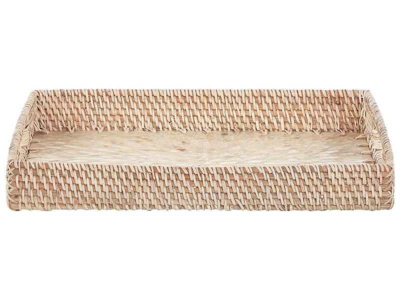 Ndebele malet bakke i naturlig finish, 1 sæt