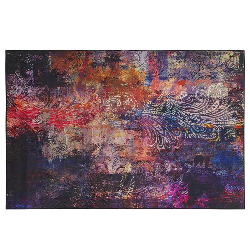 Tæppe 140x200 cm Flerfarvet Polyester