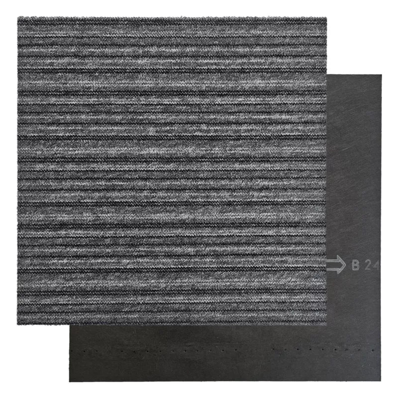 Tæppeflise 50x50 cm Lys Grå 5 m²