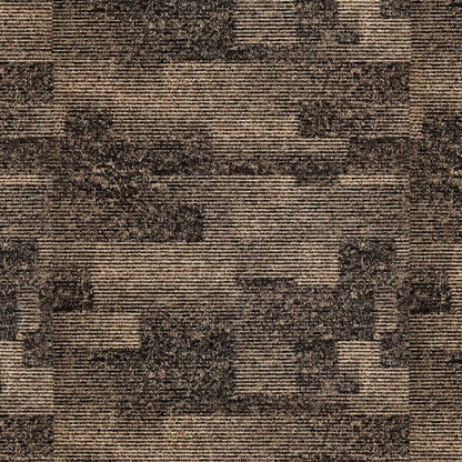 Tæppeflise Vienna Blockx 17 50x50 cm Brun 5 m²