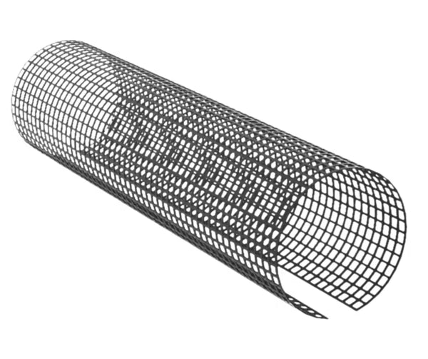 Tagrendenet 125-150 mm 20 m Sort