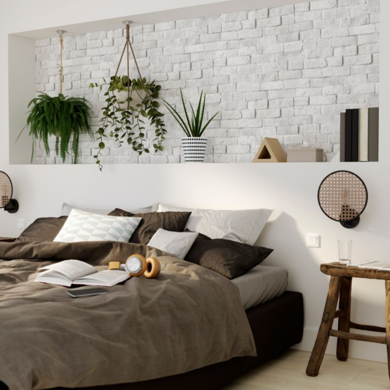 Easy Roll Alfreton Bricks grå vinyltapet