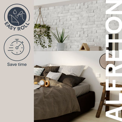 Easy Roll Alfreton Bricks grå vinyltapet