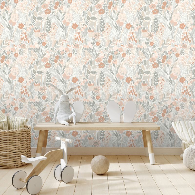 Easy Roll Aristea Flowers pastel vinyltapet