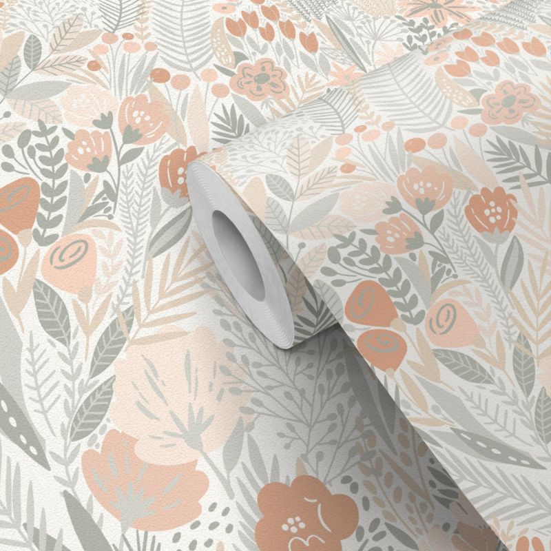 Easy Roll Aristea Flowers pastel vinyltapet