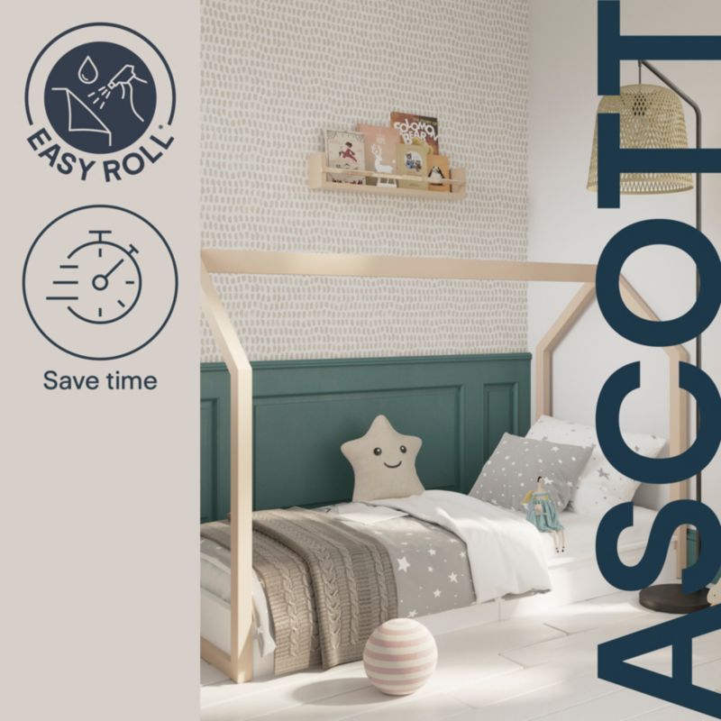 Easy Roll Ascott Dots beige vinyltapet