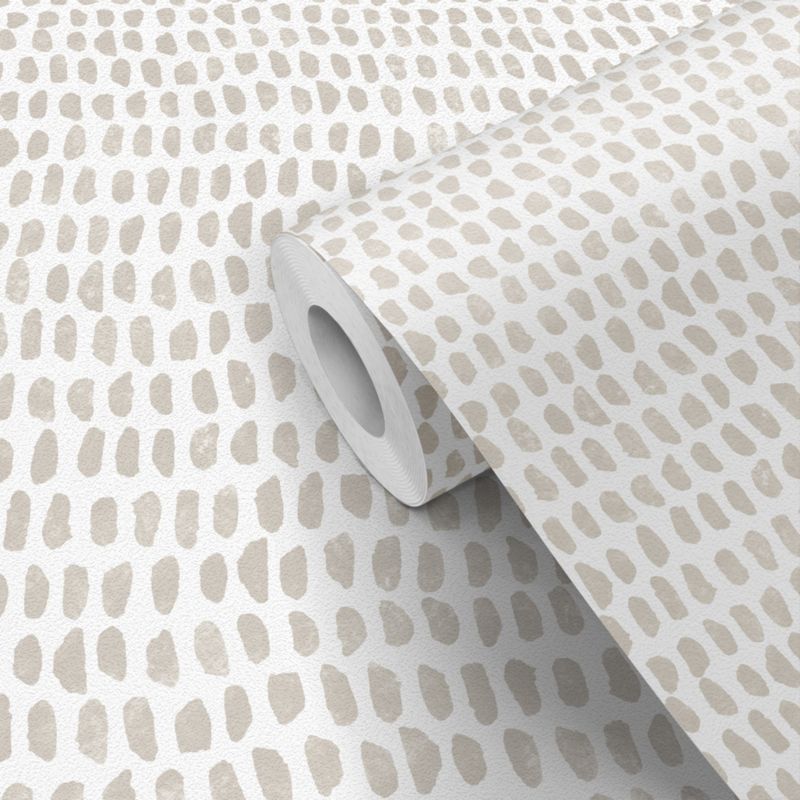 Easy Roll Ascott Dots beige vinyltapet