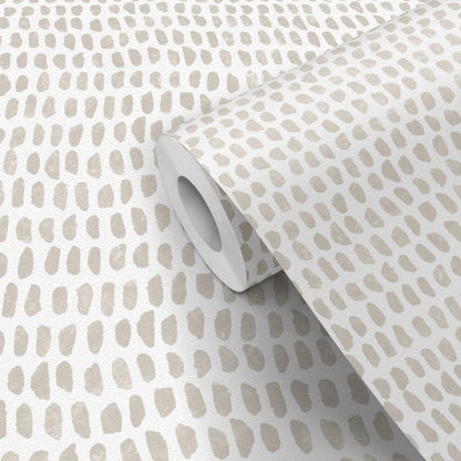 Easy Roll Ascott Dots beige vinyltapet