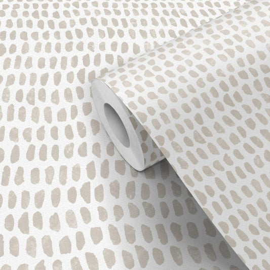 Easy Roll Ascott Dots beige vinyltapet