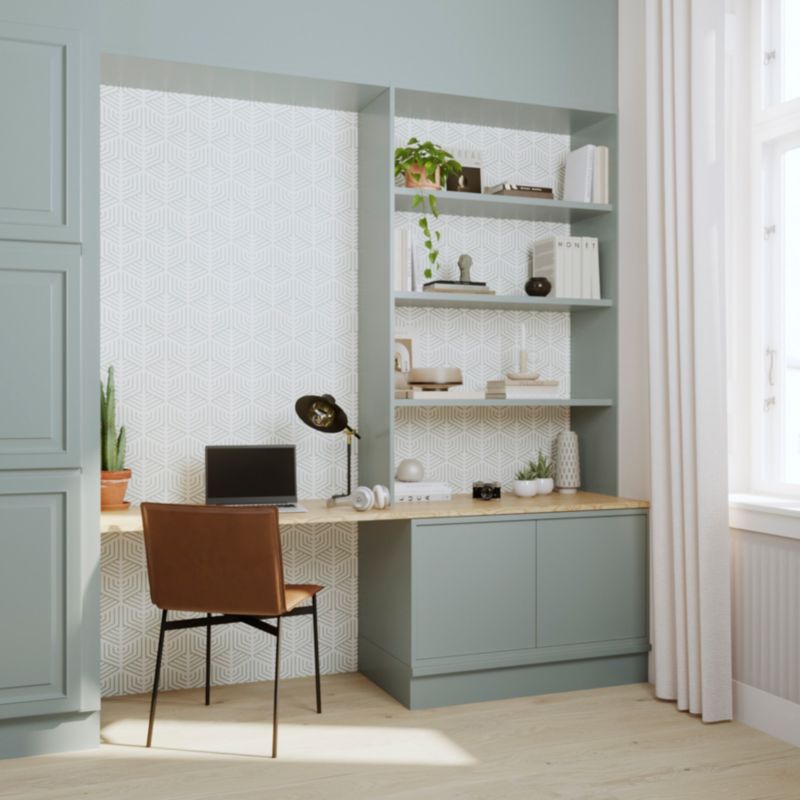 Easy Roll Bassia Geo grøn vinyltapet