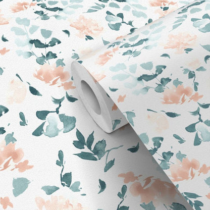 Easy Roll Bexton Flowers blå vinyltapet
