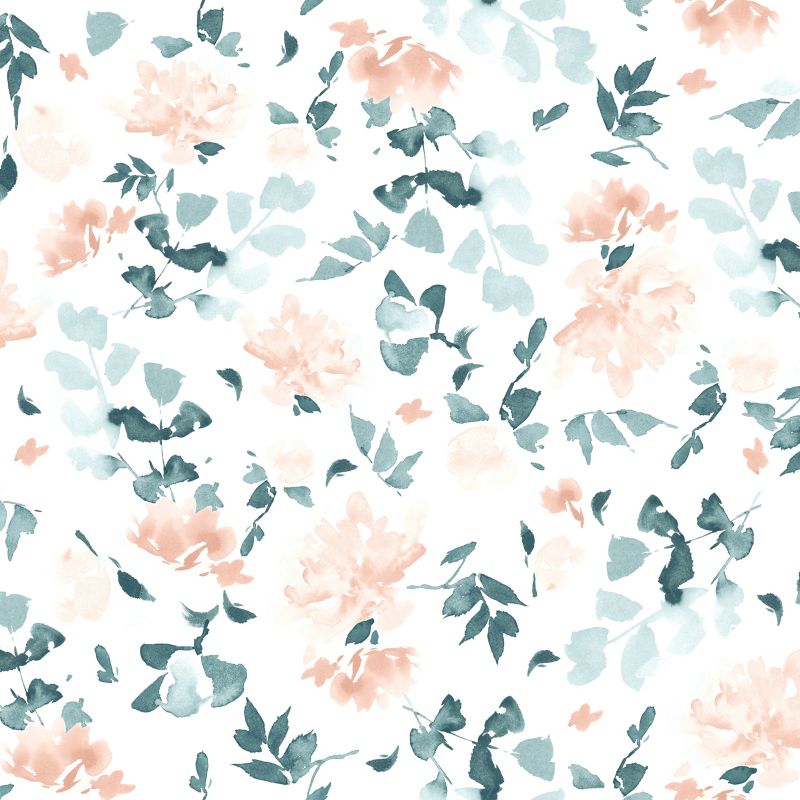 Easy Roll Bexton Flowers blå vinyltapet