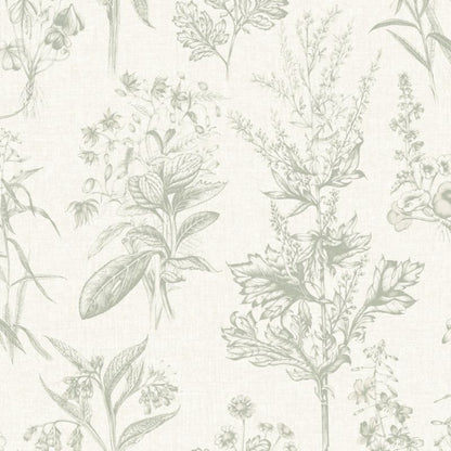 Superfresco Easy Herbarium grøn non-woven tapet