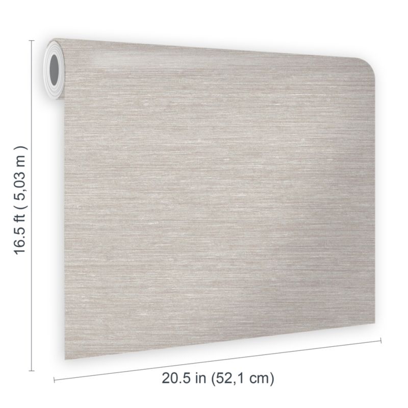 GoodHome Agat glat beige vinyltapet på non-woven