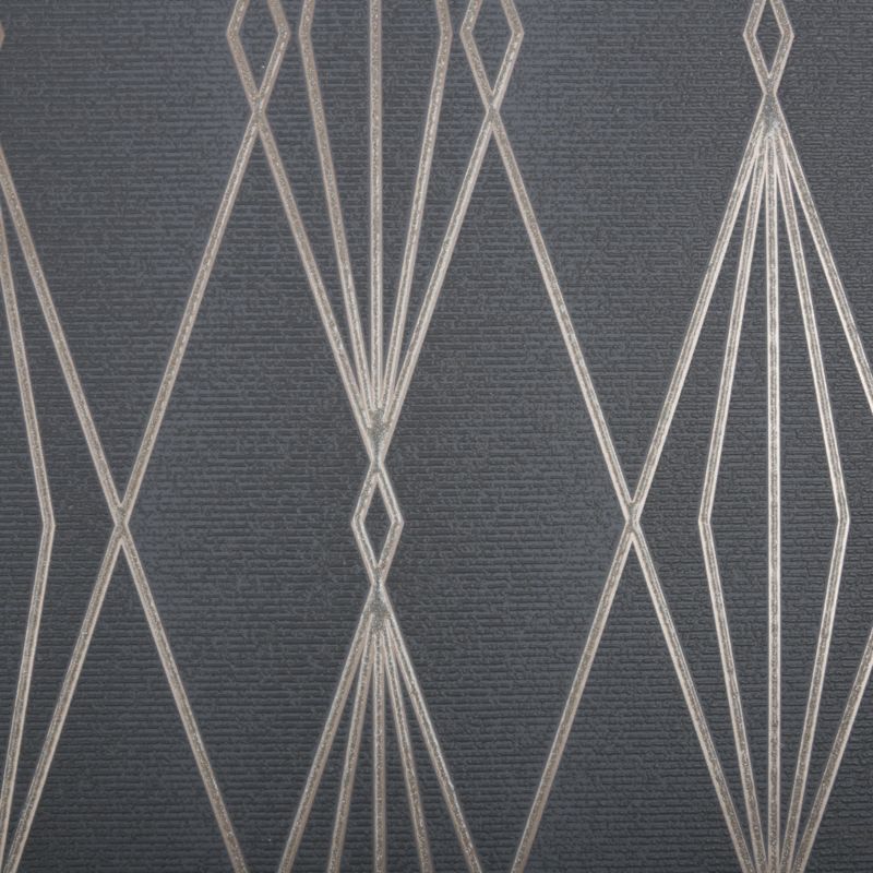 Vinyltapet på nonwoven GoodHome Ajuga sort