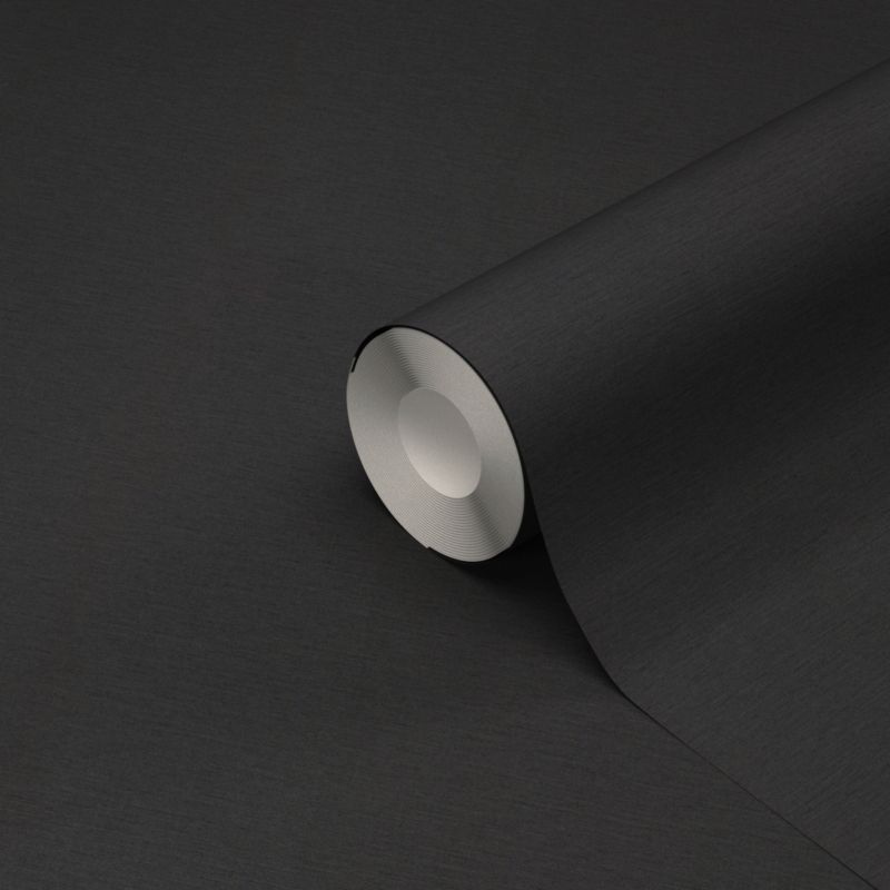 Vinyltapet på nonwoven GoodHome Arceu i antracitgrå