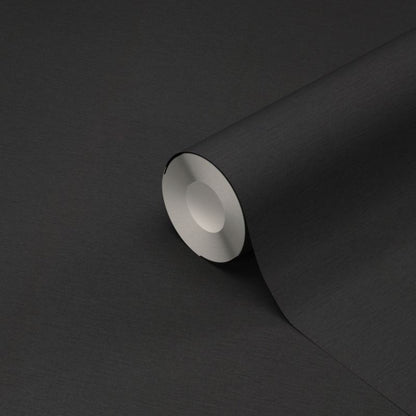 Vinyltapet på nonwoven GoodHome Arceu i antracitgrå