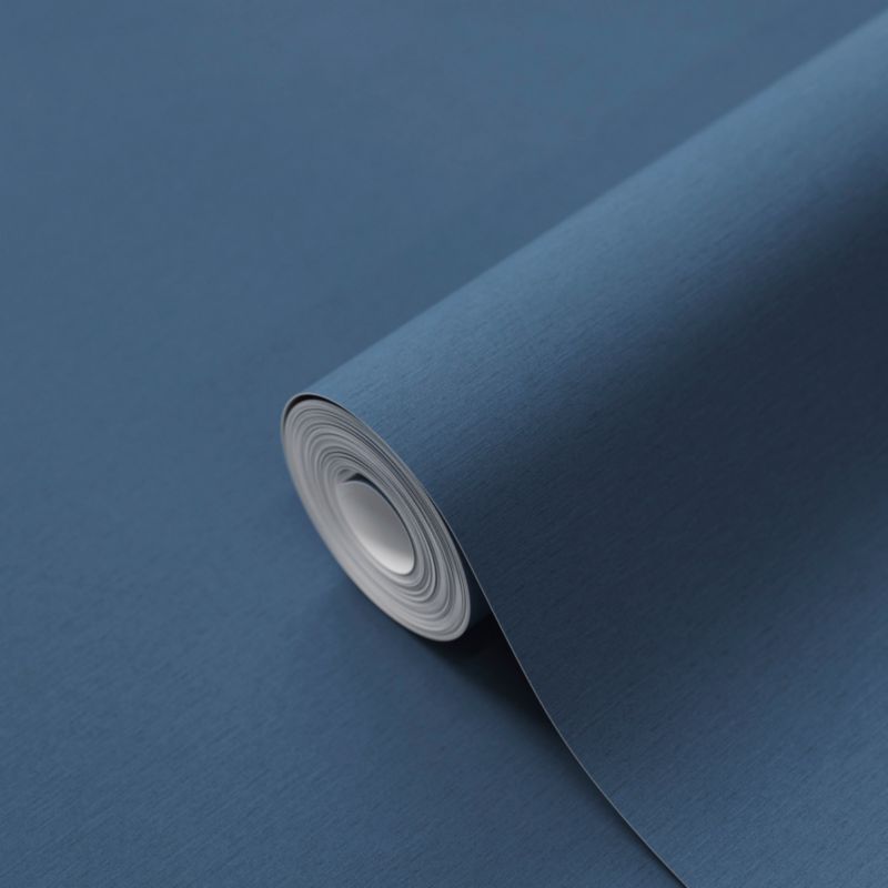 GoodHome Arceu mørkeblå vinyltapet på non-woven underlag