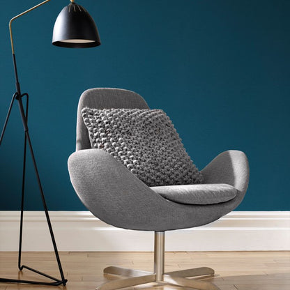 GoodHome Arceu mørkeblå vinyltapet på non-woven underlag