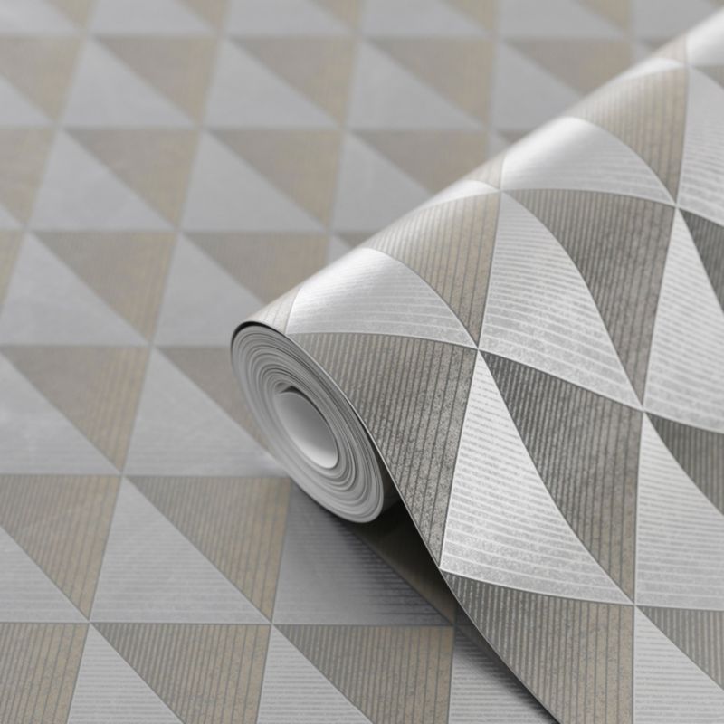 GoodHome Argin vinyltapet på nonwoven i sølv/guld