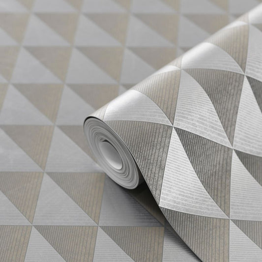 GoodHome Argin vinyltapet på nonwoven i sølv/guld